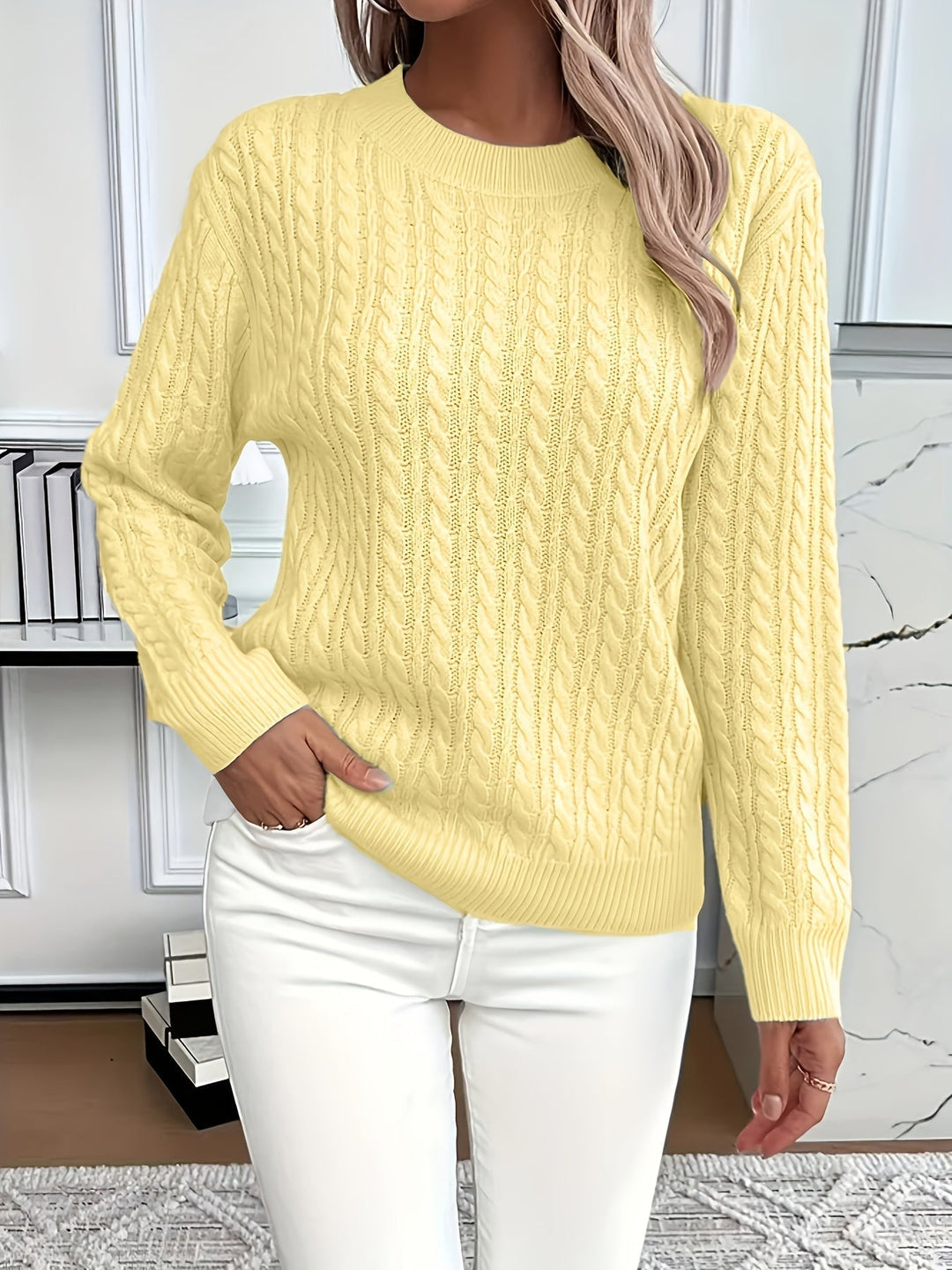 Jane | Cable-Knit Sweater
