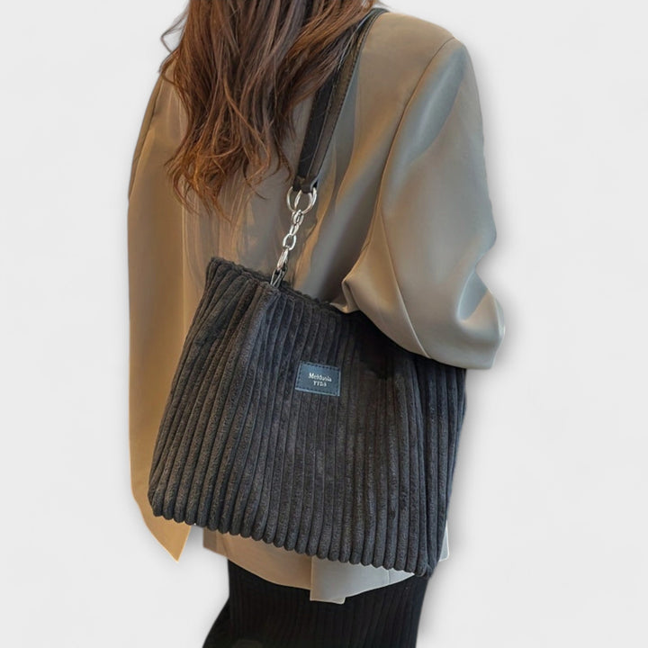 Jane | Soft Corduroy Shoulder Bag