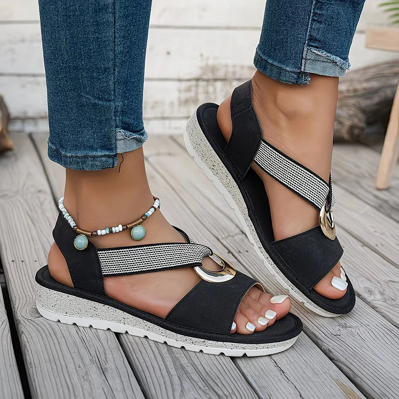 SVEA | Doreen Bequeme Slip-on-Sandalen