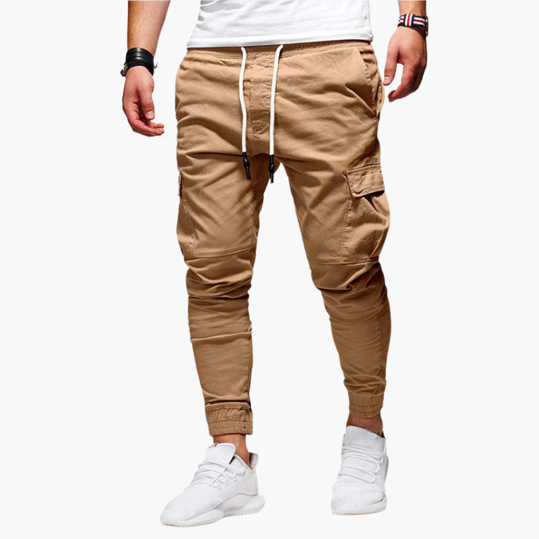 SVEA | Herren Cargo Jogginghose – Moderne Streetwear Freizeithose mit Taschen und Elastikbund, Outdoor & Alltag