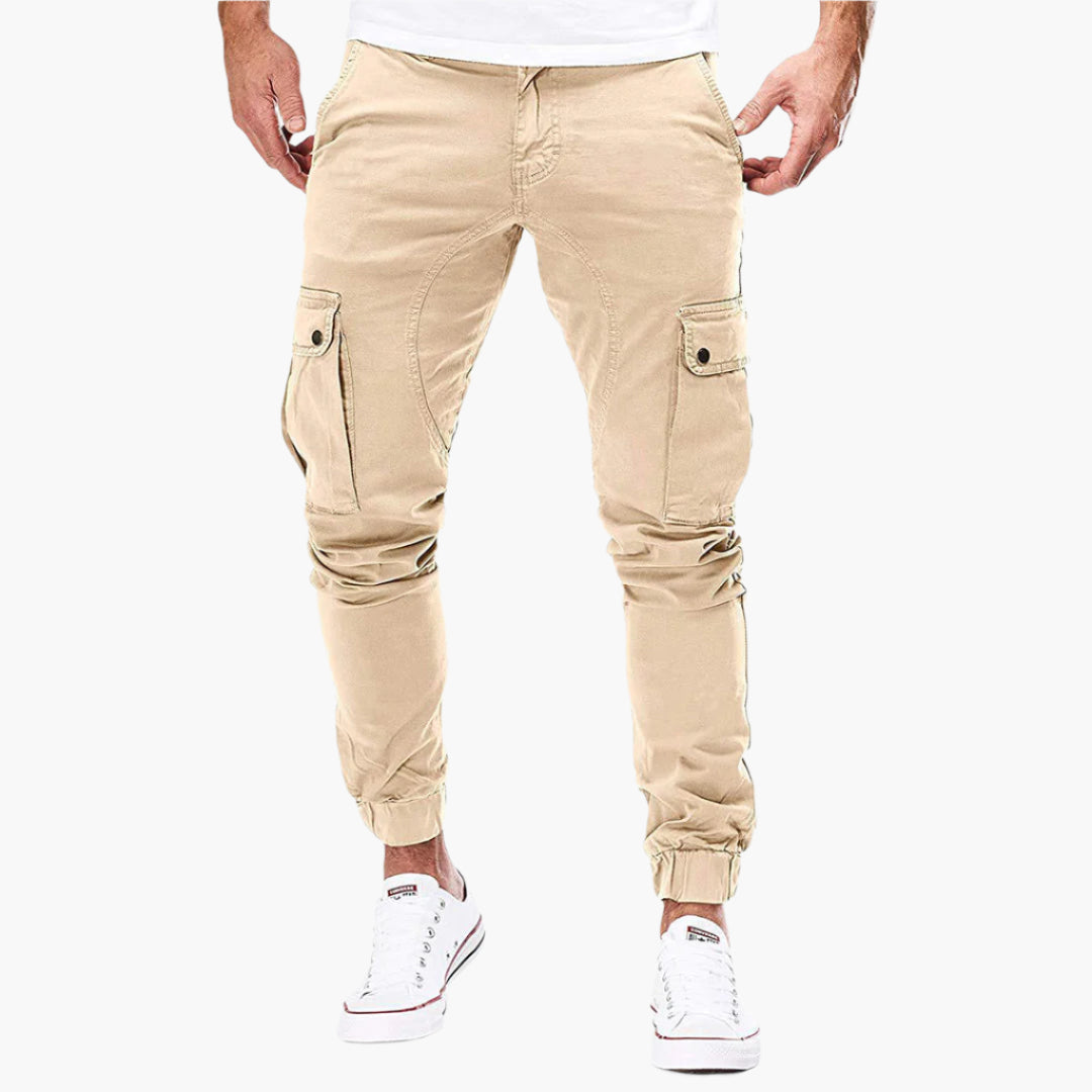 SVEA | Herren Cargo Jogginghose – Moderne Streetwear Freizeithose mit Taschen und Elastikbund, Outdoor & Alltag