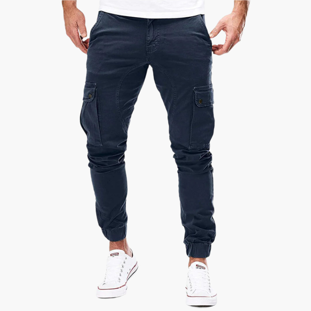 SVEA | Herren Cargo Jogginghose – Moderne Streetwear Freizeithose mit Taschen und Elastikbund, Outdoor & Alltag