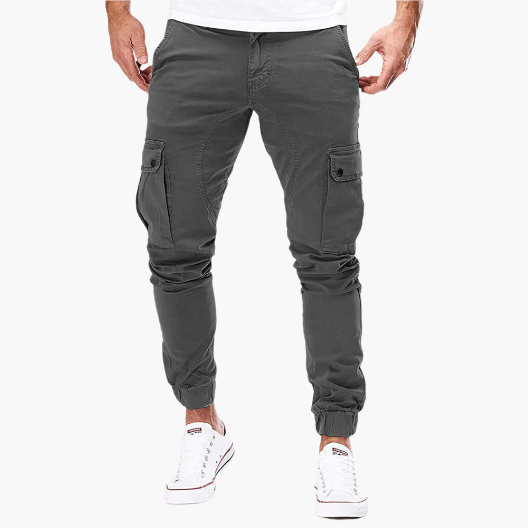 SVEA | Herren Cargo Jogginghose – Moderne Streetwear Freizeithose mit Taschen und Elastikbund, Outdoor & Alltag