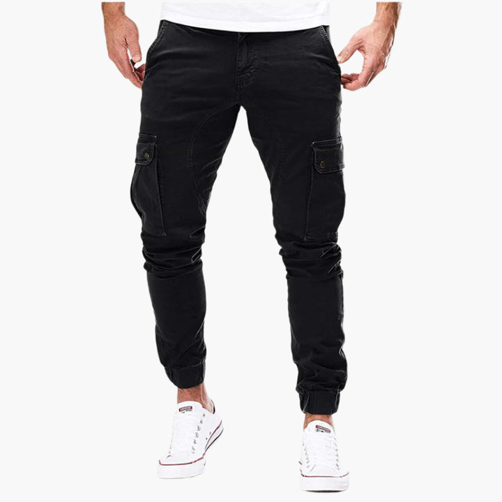 SVEA | Herren Cargo Jogginghose – Moderne Streetwear Freizeithose mit Taschen und Elastikbund, Outdoor & Alltag