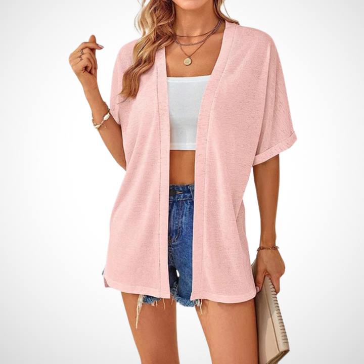 Jane | Flowing Short-Sleeve Cardigan