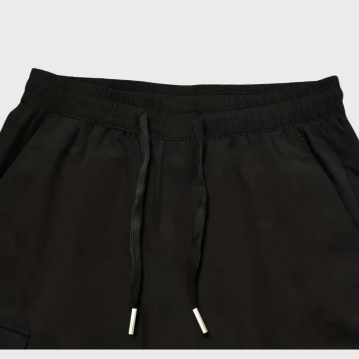 SVEA | Herren Cargo Jogginghose – Lila Streetwear-Hose mit Reißverschlusstaschen & Bündchen