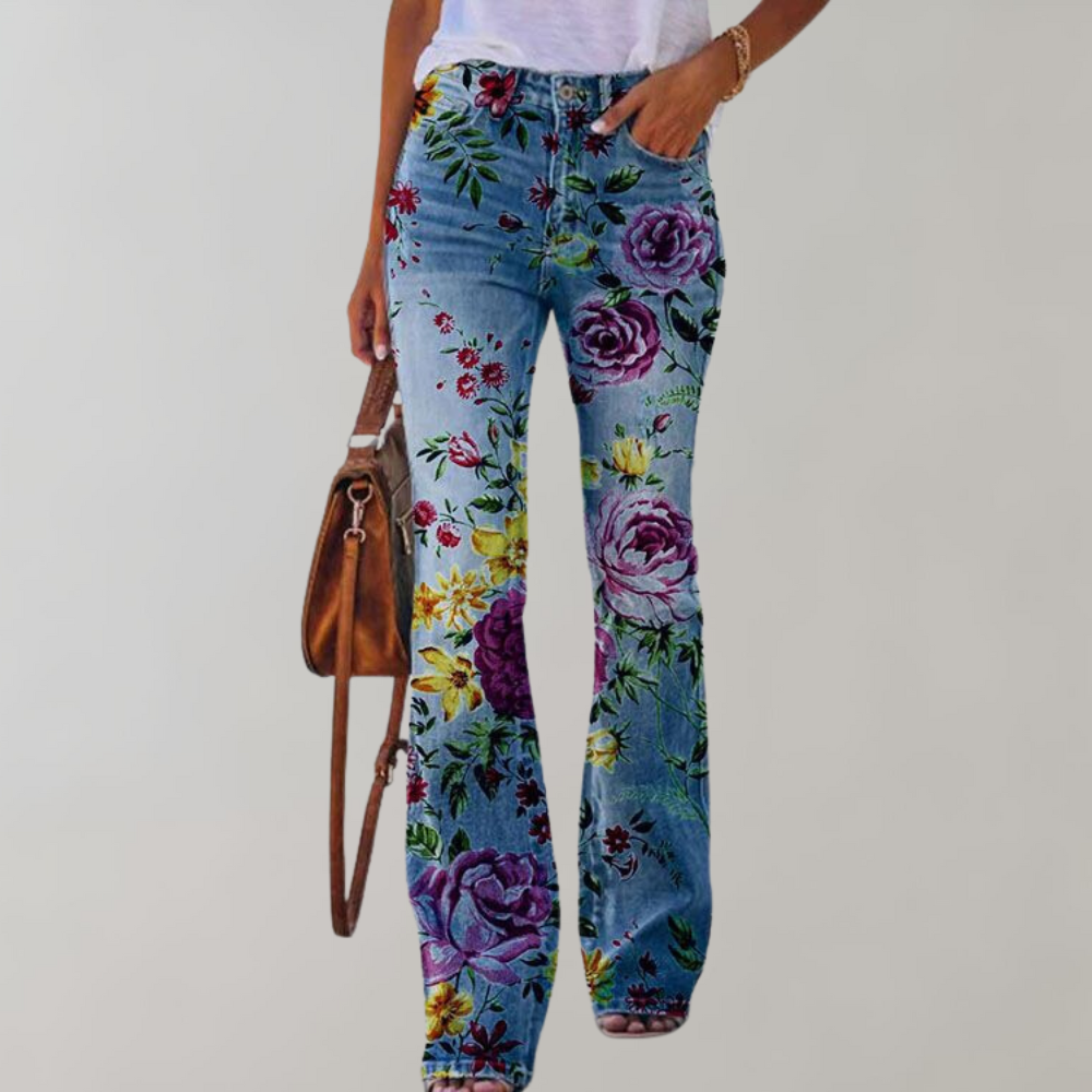 SVEA | Jeans mit hoher Taille und Schlag