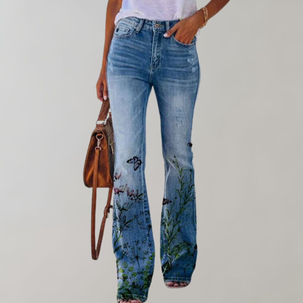 SVEA | Jeans mit hoher Taille und Schlag