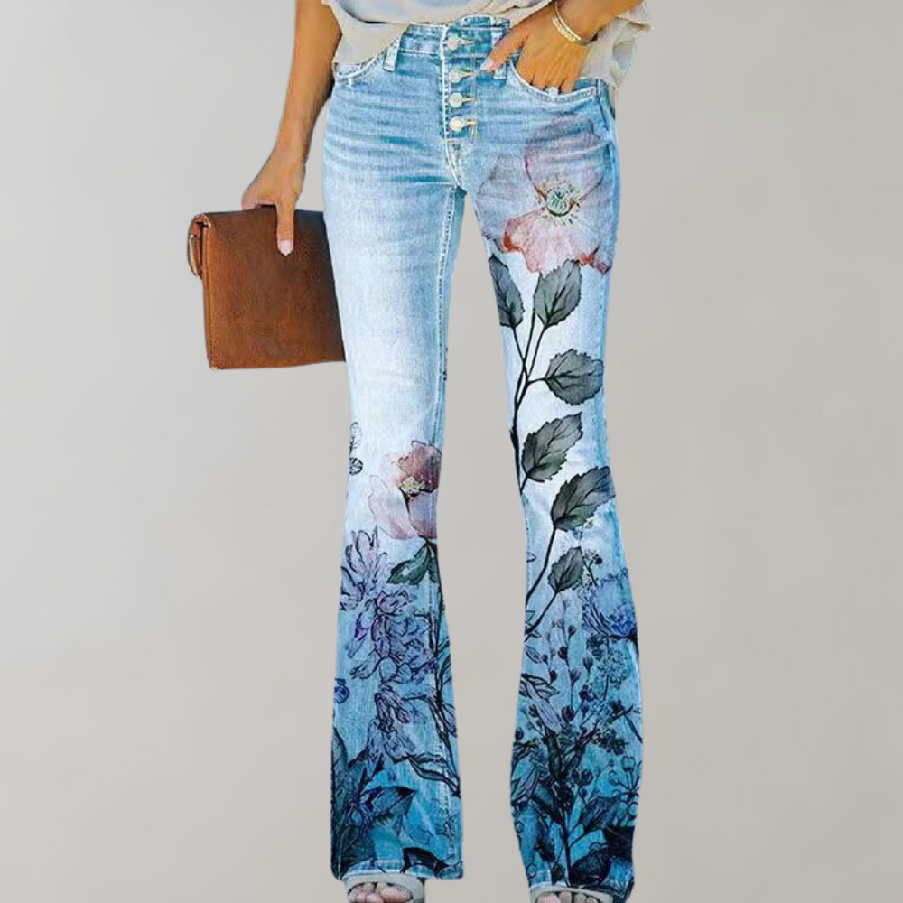 SVEA | Jeans mit hoher Taille und Schlag