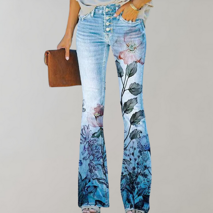 SVEA | Jeans mit hoher Taille und Schlag