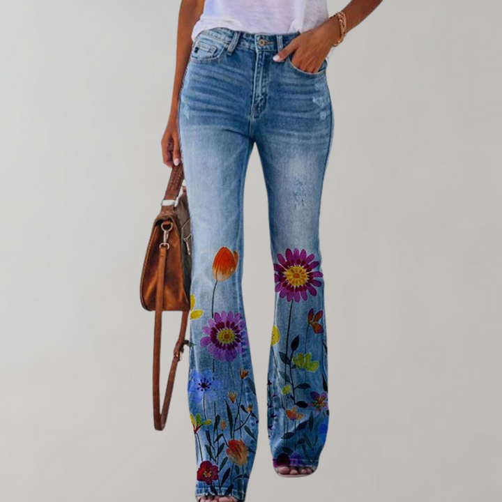 SVEA | Jeans mit hoher Taille und Schlag