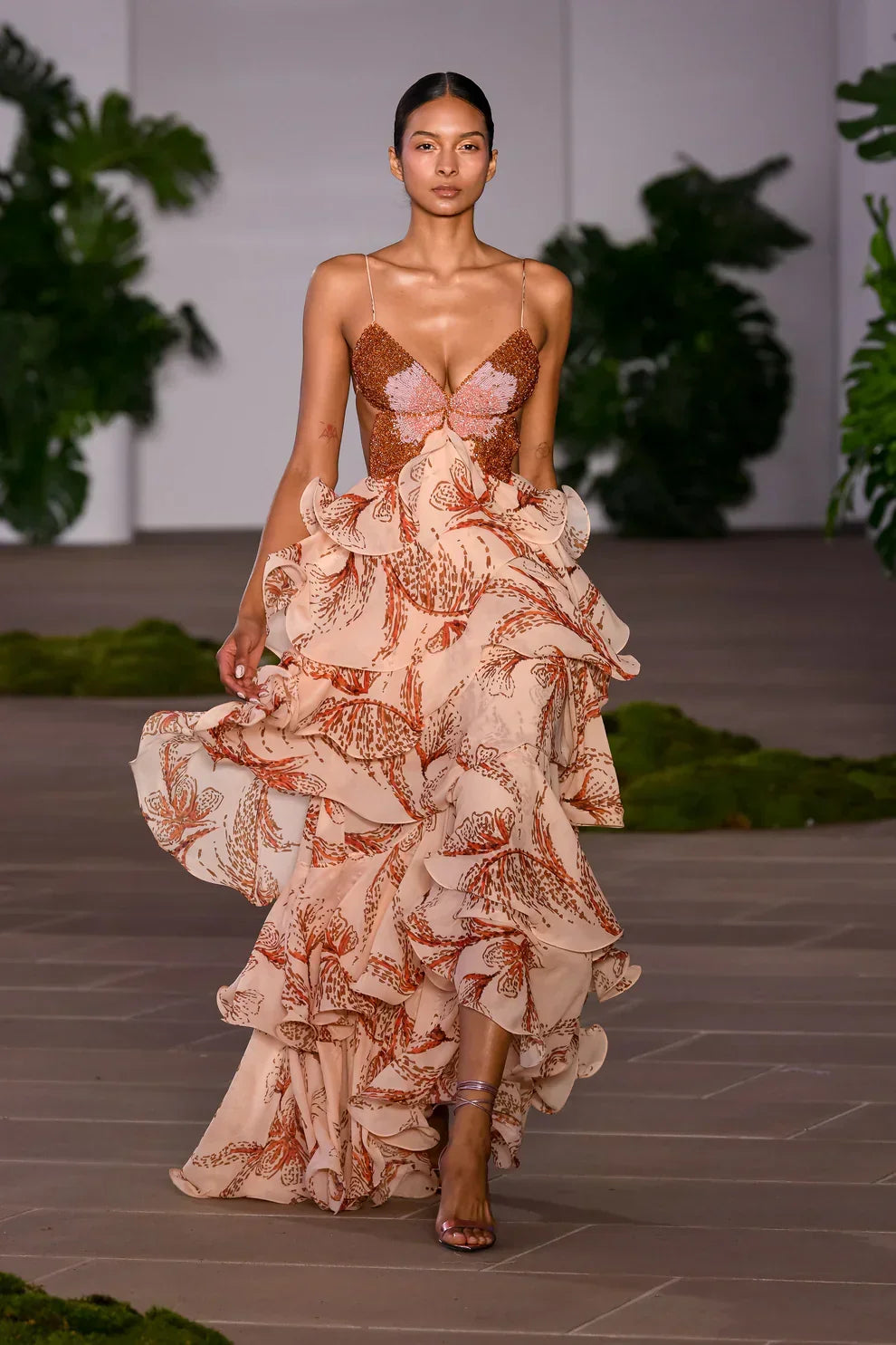 Amelia – Ruffle Boho Maxi Dress