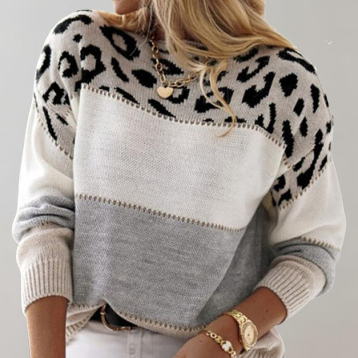Jane | Casual Leopard-Print Sweater