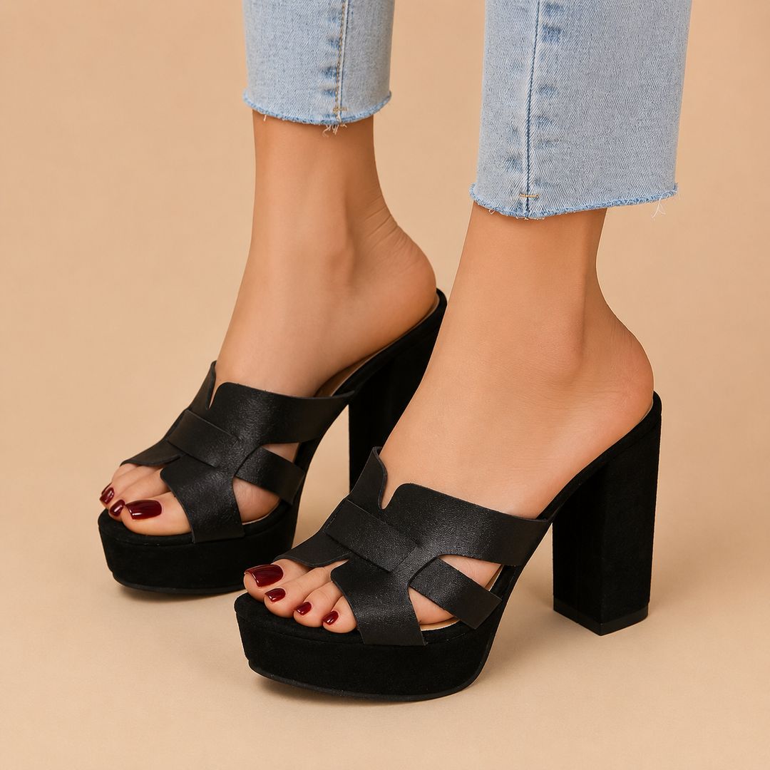 SVEA | Elena Elegante Plateau-Absatzschuhe