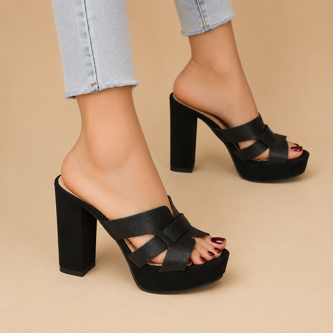 SVEA | Elena Elegante Plateau-Absatzschuhe