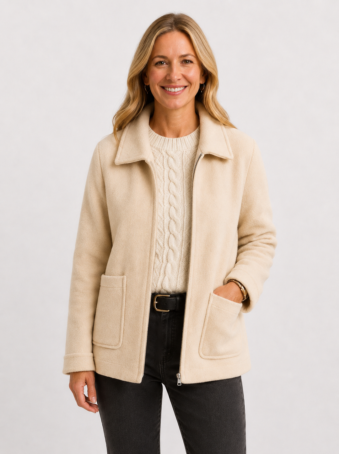 Jane | Elegant Zip-Up Jacket