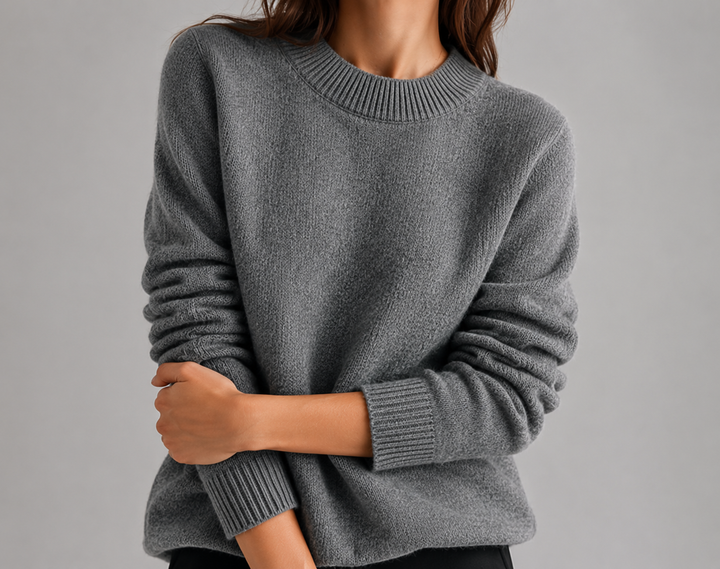 Jane | Merino Wool Crew Neck Sweater