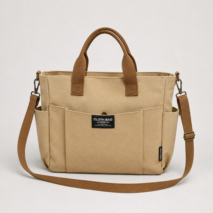 SVEA | Olivia Minimalistische Canvas-Tasche