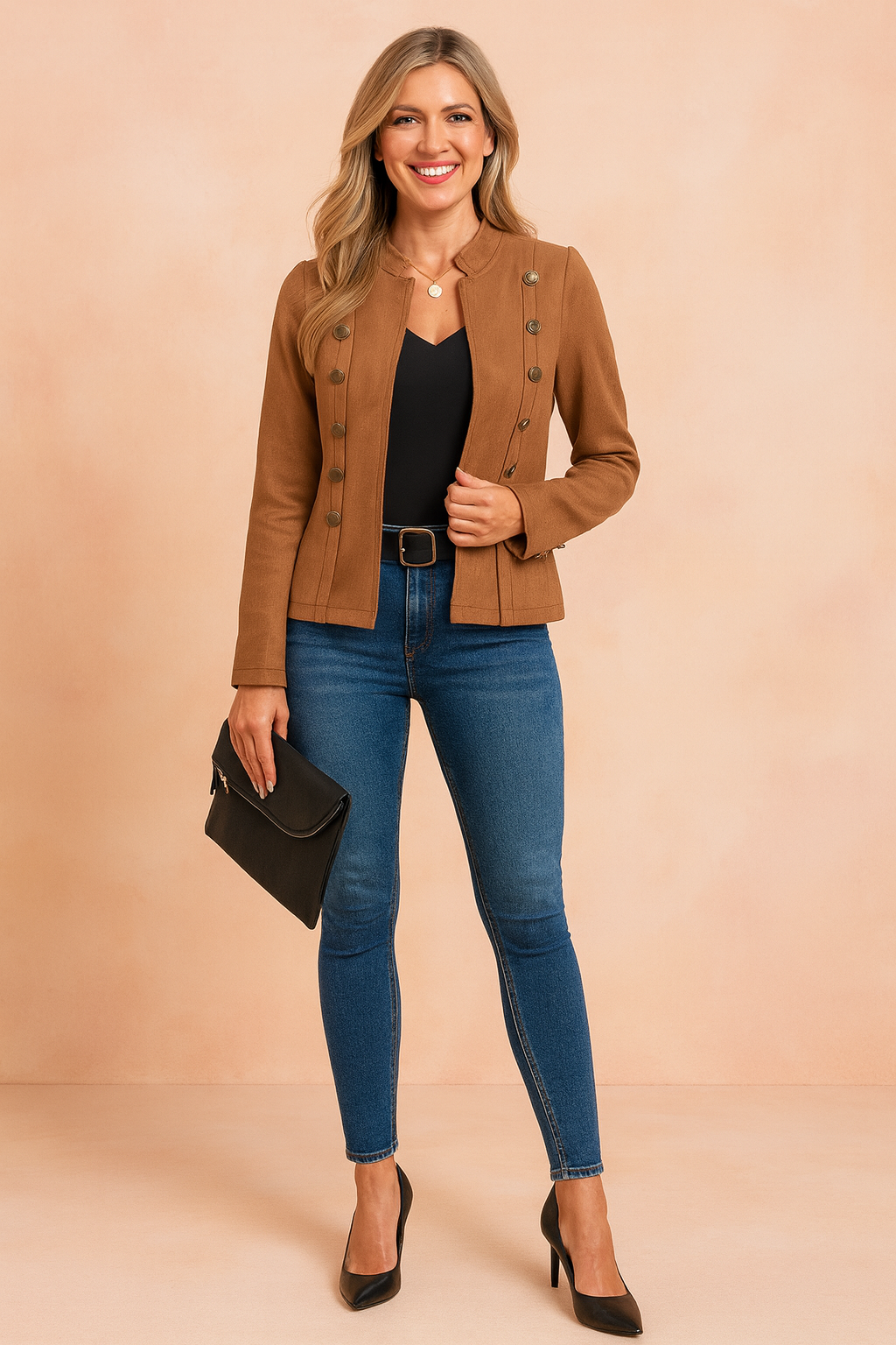 Jane | Camille Dupont Button Jacket