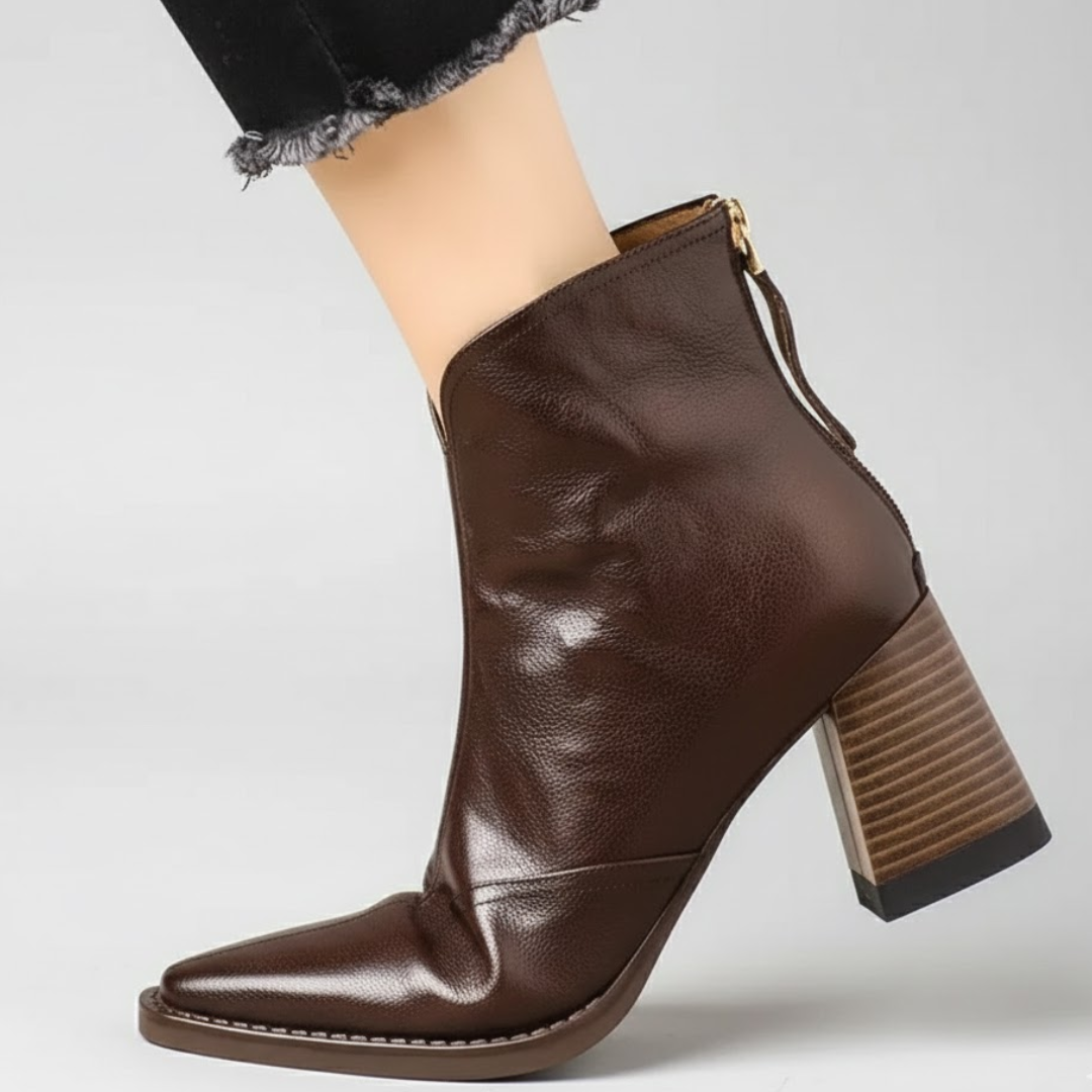 SVEA | Rosalie Luxuriöse Stiefeletten mit Mittelhohem Absatz