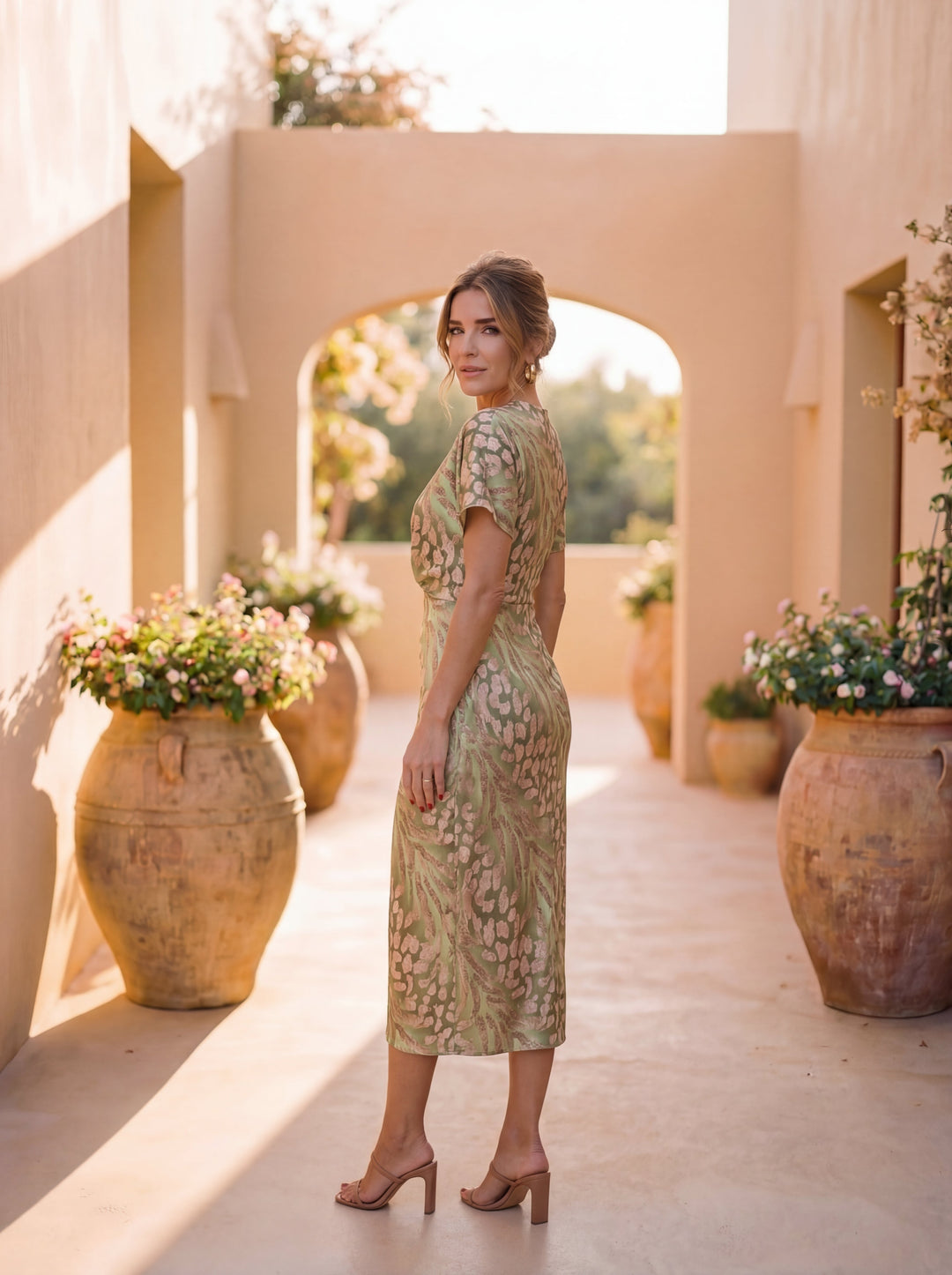 Giulia – Elegant dress made from lightweight and fluid fabric