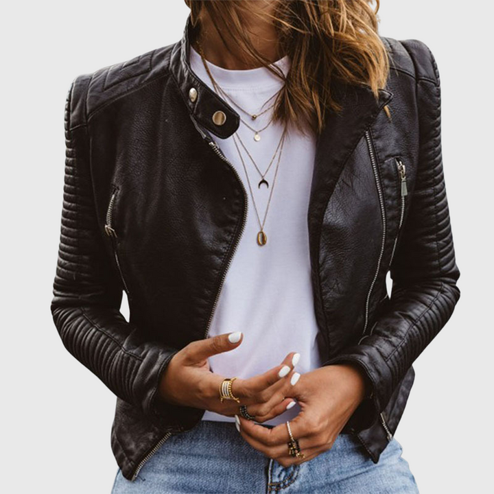 Jane | Sophie Laurent Classic Leather Jacket