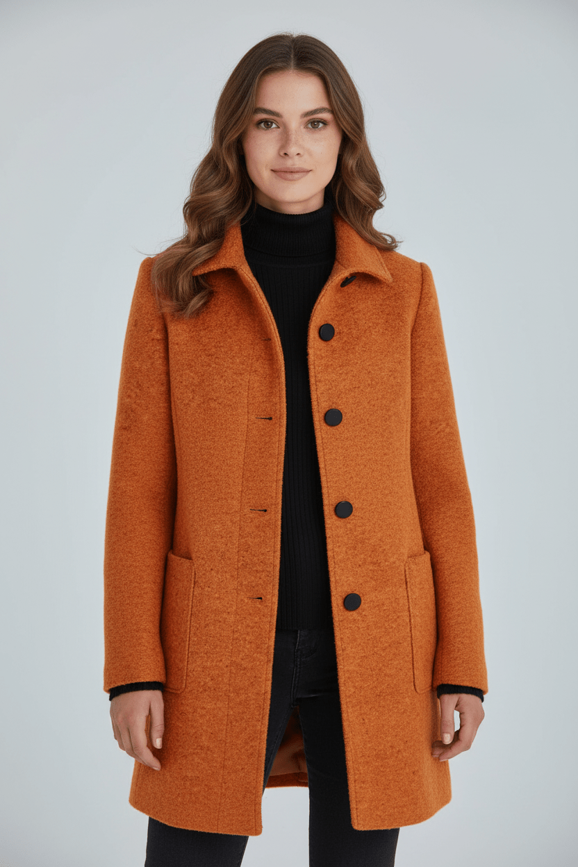 Jane | Fitted Wool-Blend Coat