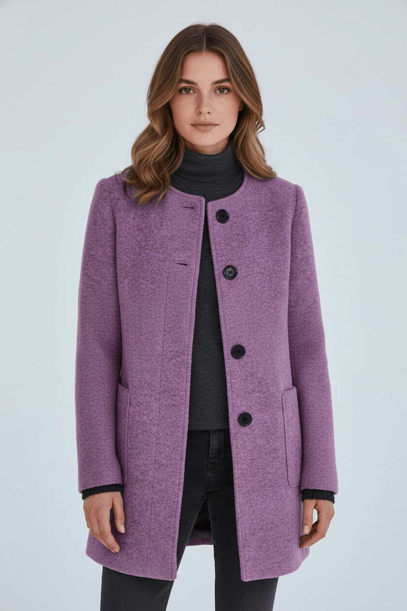 Jane | Fitted Wool-Blend Coat