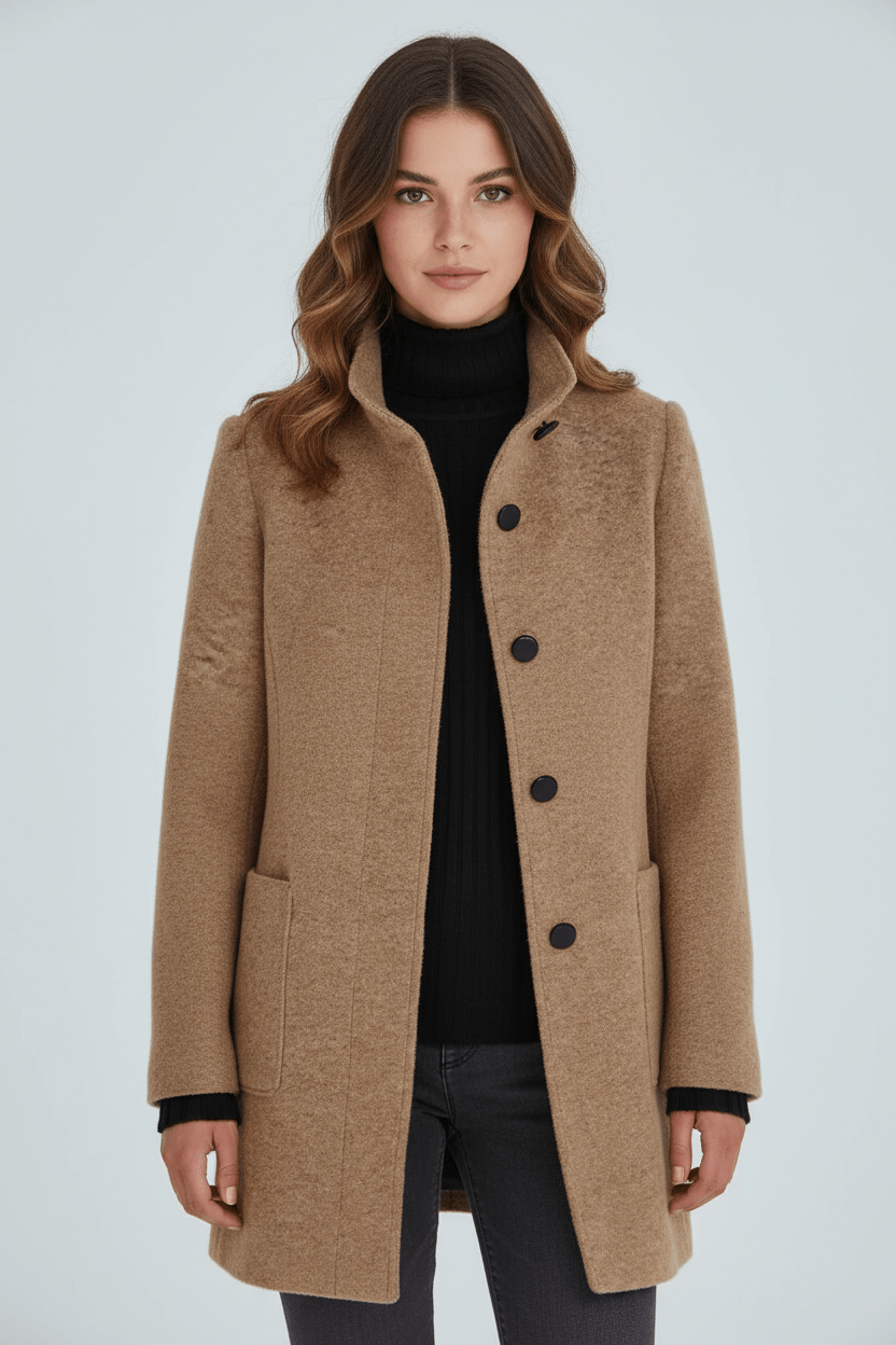 Jane | Fitted Wool-Blend Coat
