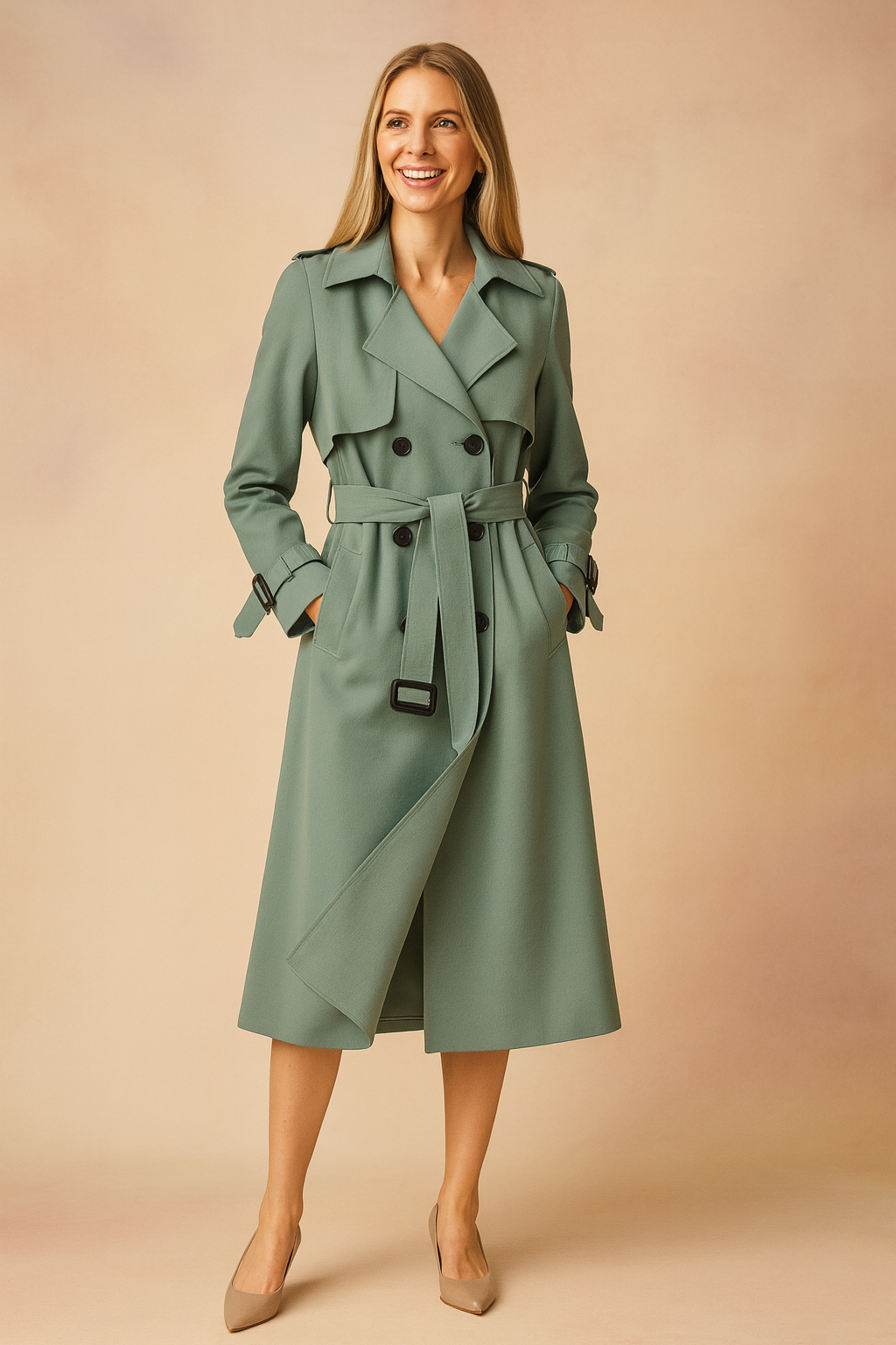 Jane | Sofia Laurent Belted Trench Coat