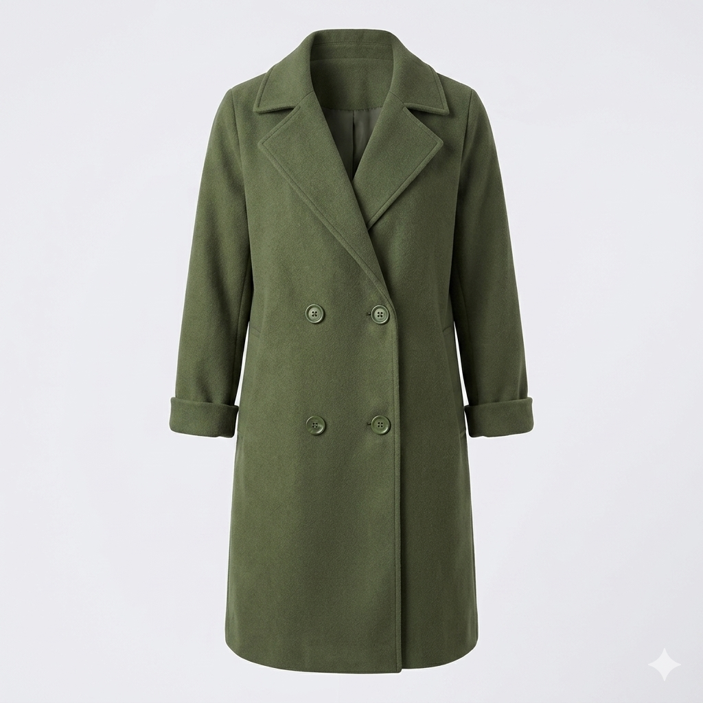 Jane | Margaux Delacroix Double-Breasted Longline Coat