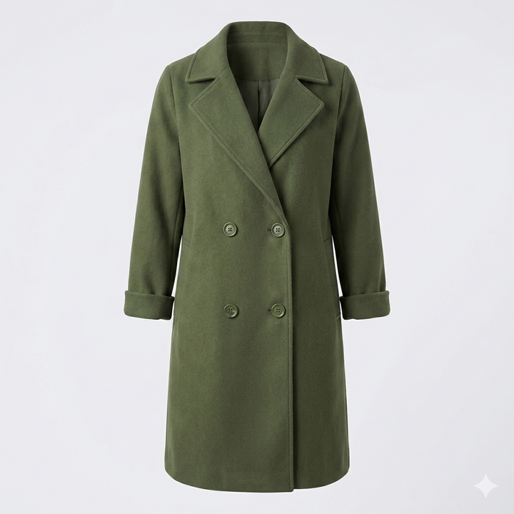 Jane | Margaux Delacroix Double-Breasted Longline Coat