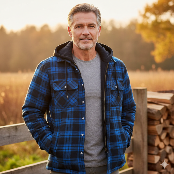 SVEA | Warme Herrenjacke aus Premium Wollmix