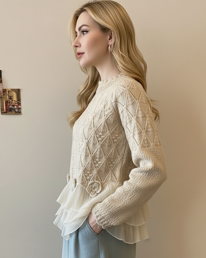 Jane | Ruffle Sweater