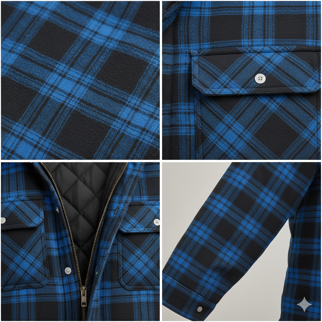 SVEA | Warme Herrenjacke aus Premium Wollmix
