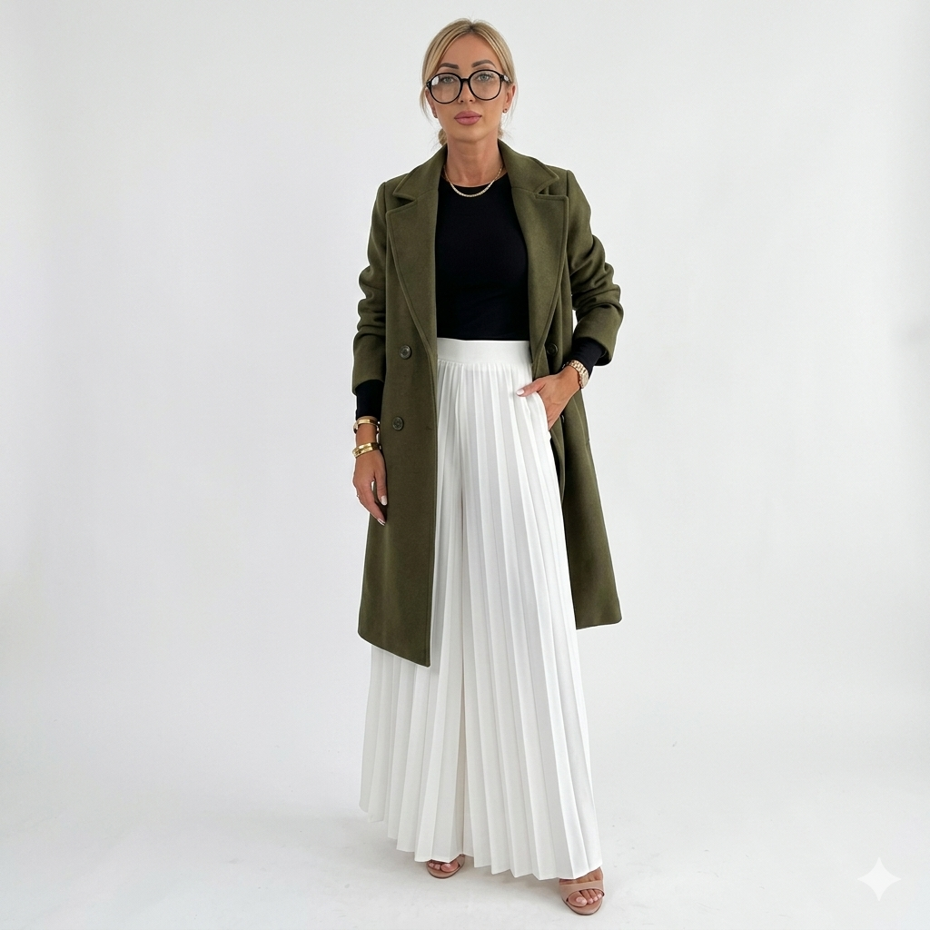 Jane | Margaux Delacroix Double-Breasted Longline Coat