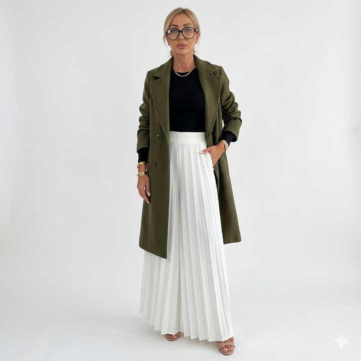 Jane | Margaux Delacroix Double-Breasted Longline Coat