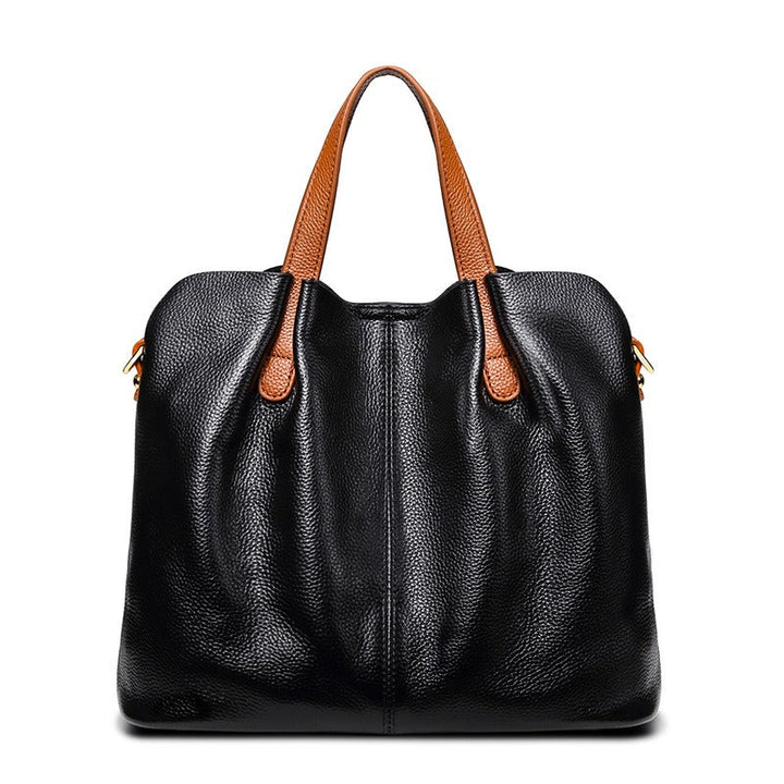 Jane | Genuine Leather Handbag with Litchi Grain
