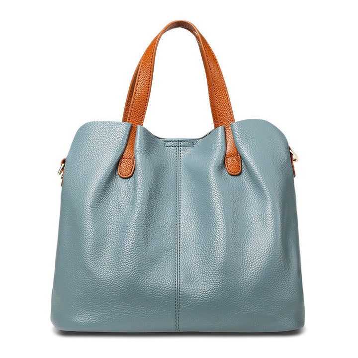 Jane | Genuine Leather Handbag with Litchi Grain