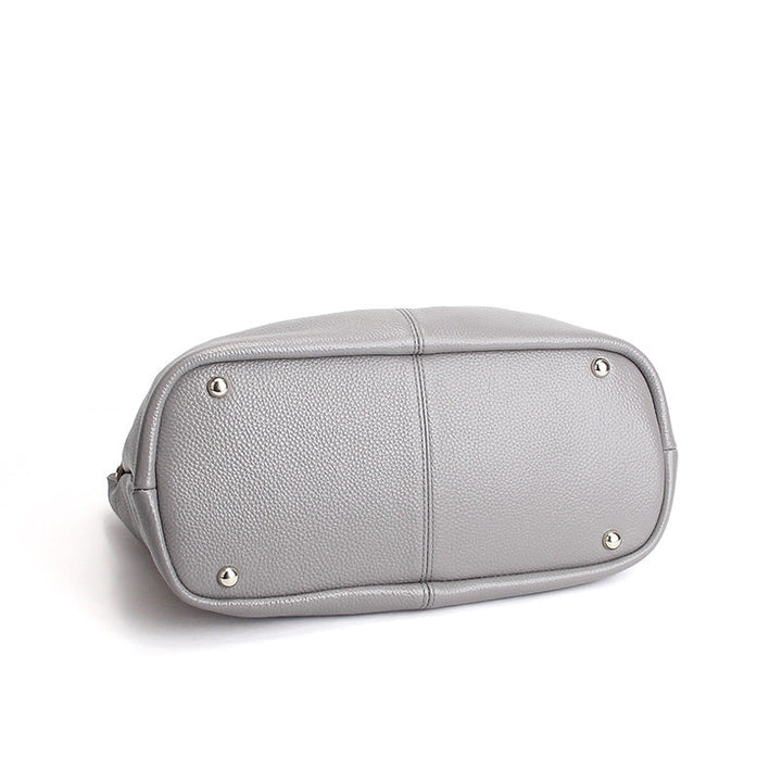 Jane | Genuine Leather Handbag with Litchi Grain