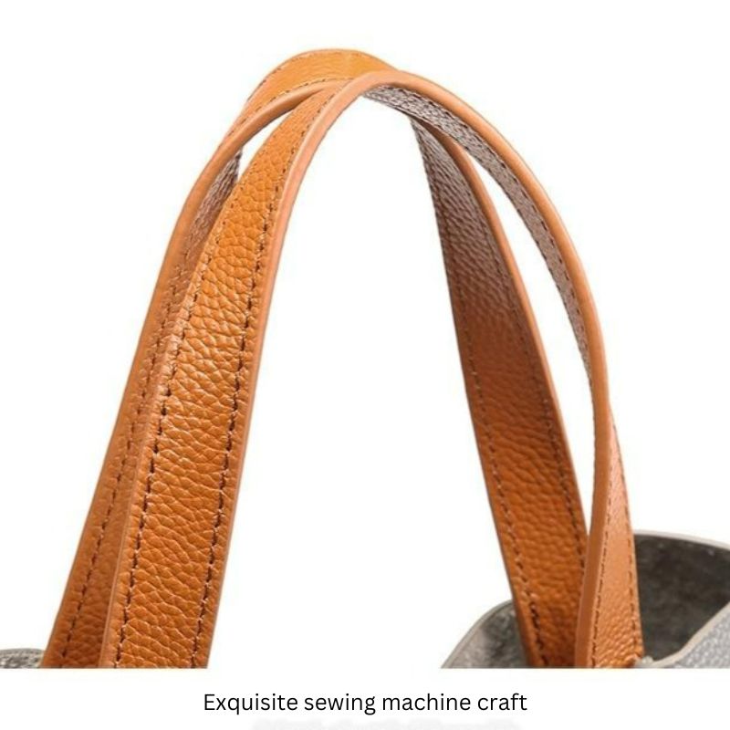Jane | Genuine Leather Handbag with Litchi Grain