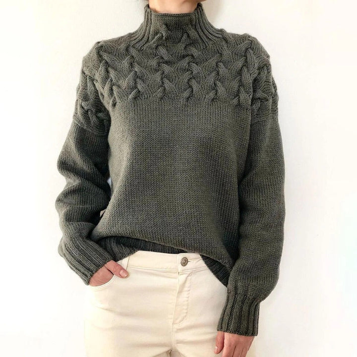 Jane | Warm Knit Turtleneck Sweater