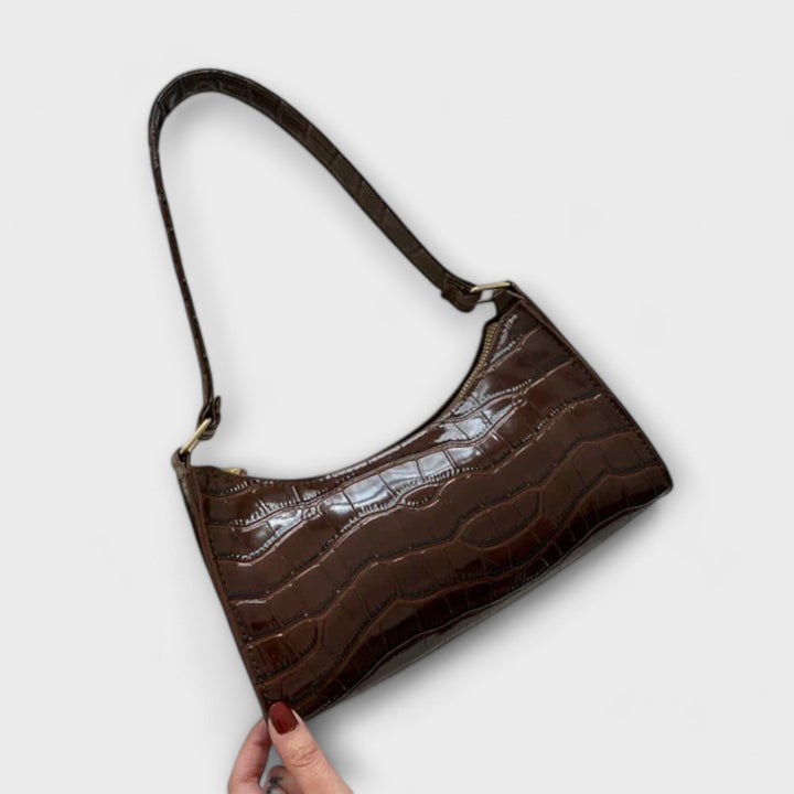 SVEA | Olivia Glänzende Lederhandtasche