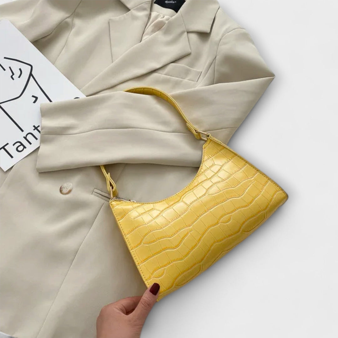 SVEA | Olivia Glänzende Lederhandtasche