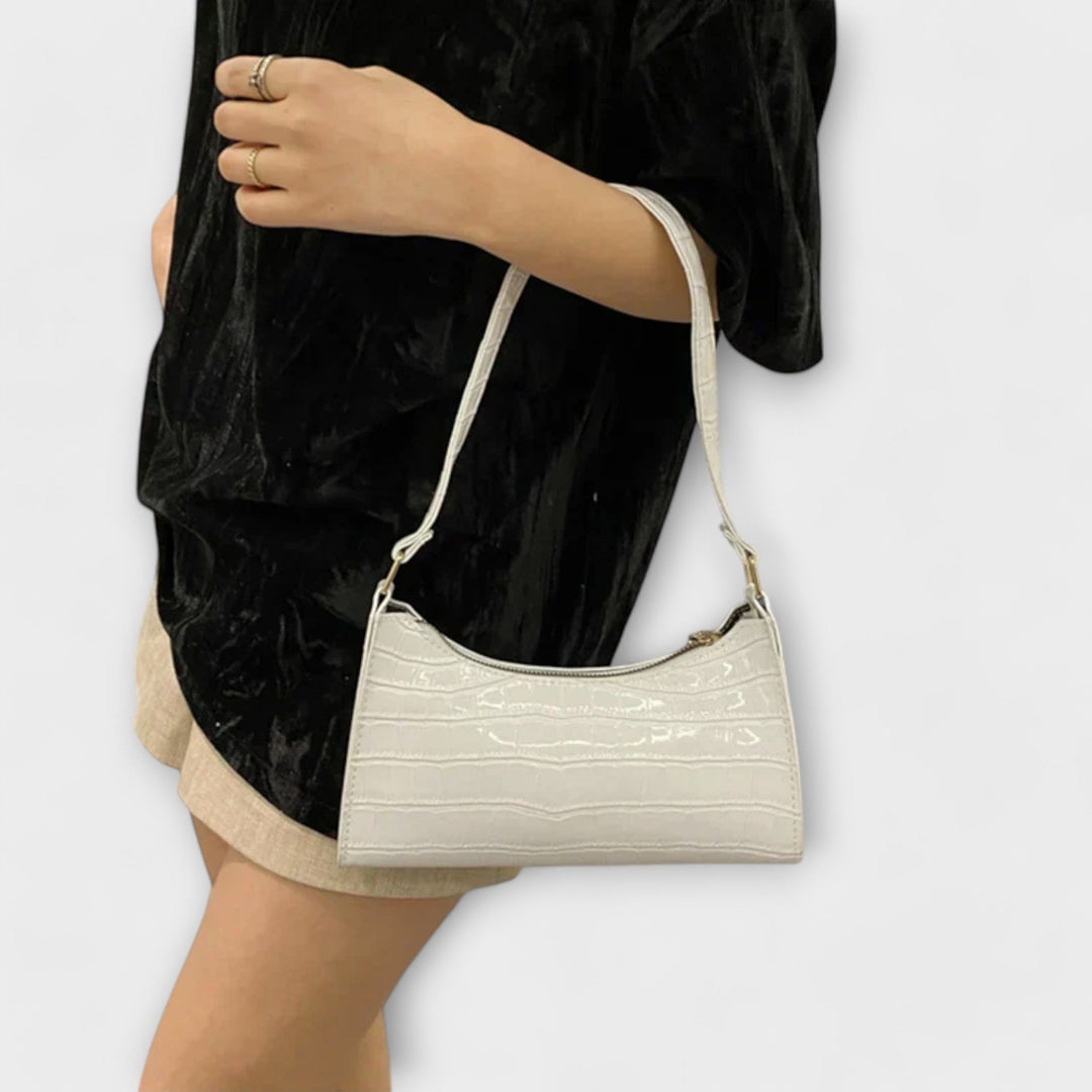 SVEA | Olivia Glänzende Lederhandtasche