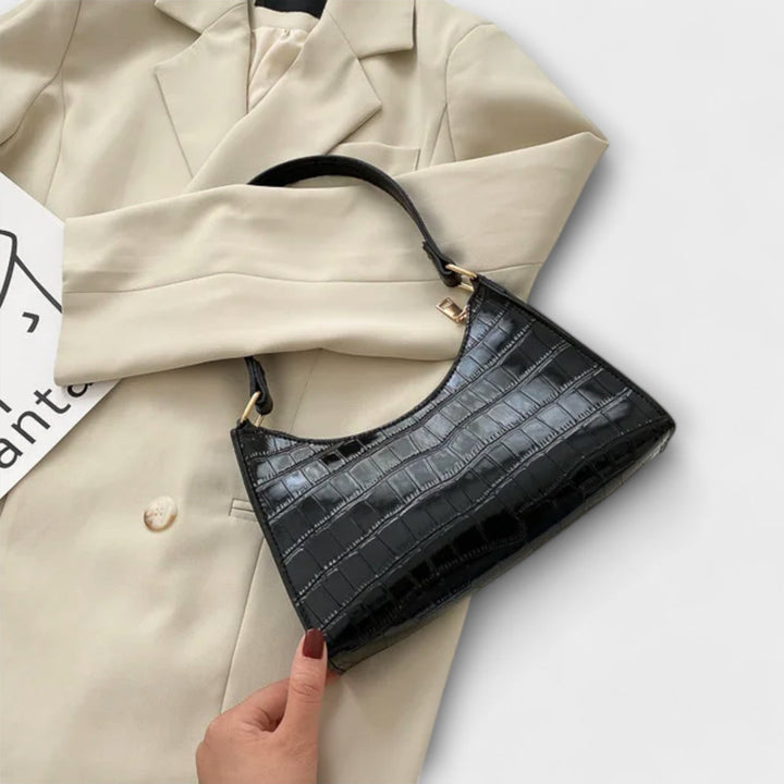SVEA | Olivia Glänzende Lederhandtasche