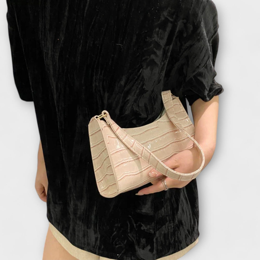 SVEA | Olivia Glänzende Lederhandtasche