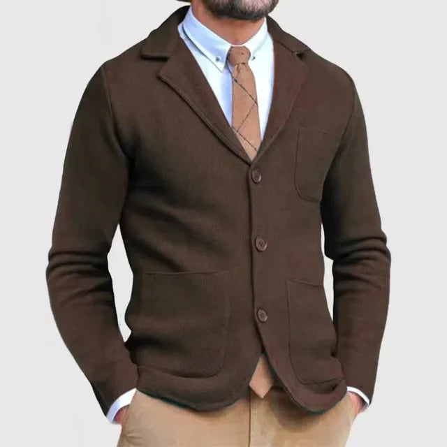 SVEA | Casual Slim Blazer für Herren mit Taschen