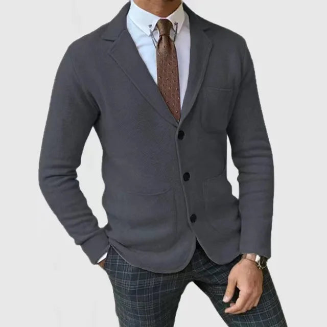 SVEA | Casual Slim Blazer für Herren mit Taschen