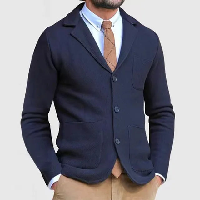 SVEA | Casual Slim Blazer für Herren mit Taschen